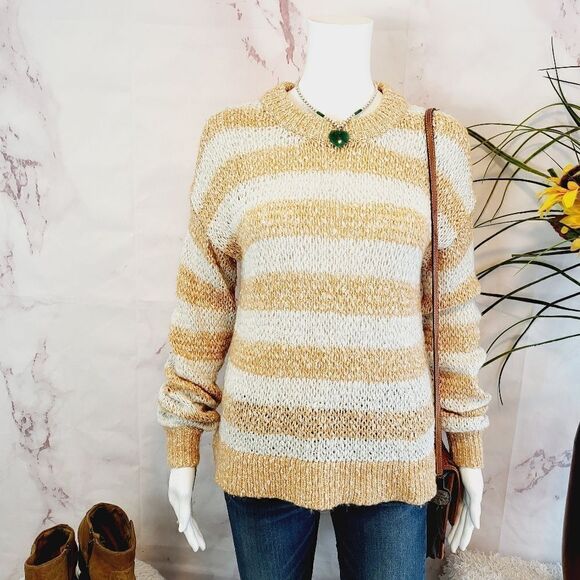 Madewell Alpaca cotton blend wide stripe sweater - Picture 2 of 7